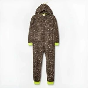 Boys' Long Sleeve Dino Union Suit - Cat & Jack™, Size L 10/12